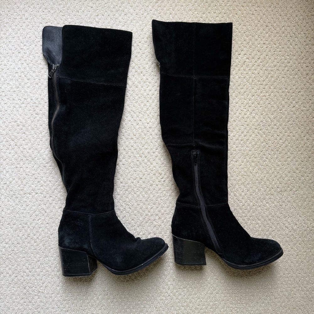 Steve Madden knee high black boots
